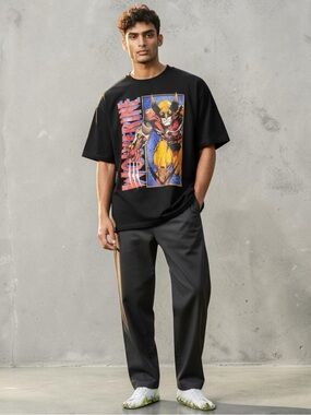 Marvel Wolverine Graphic T Shirt Mens XL Black Comic Superhero Tee X-Men